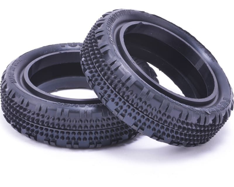 Fusion Slim - 1:10 2WD Tyres - Front - Silver - pr