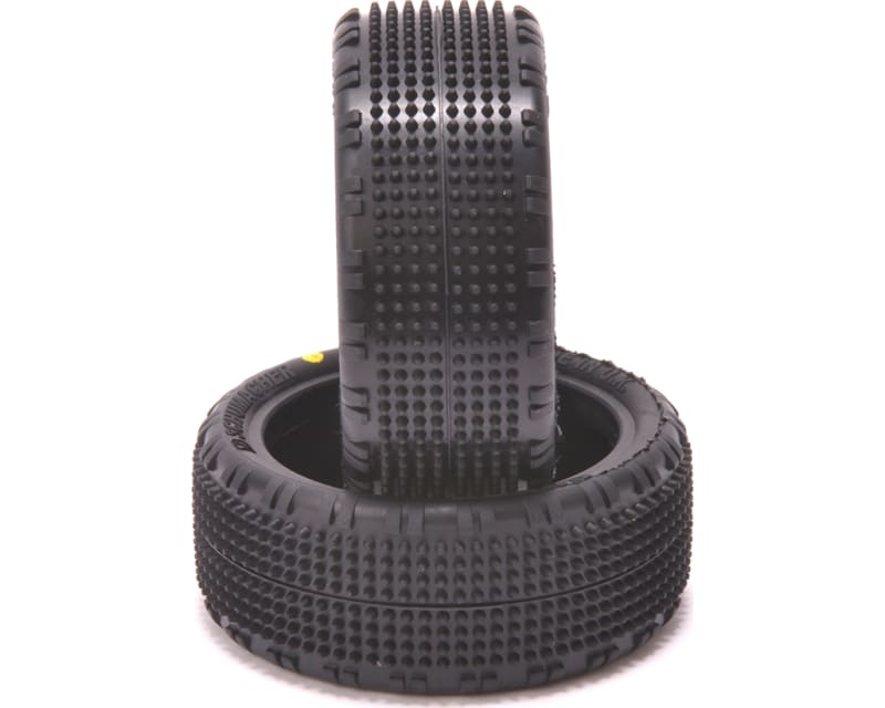 Shard - 1/10 4WD Tyres - Front - Yellow - pr