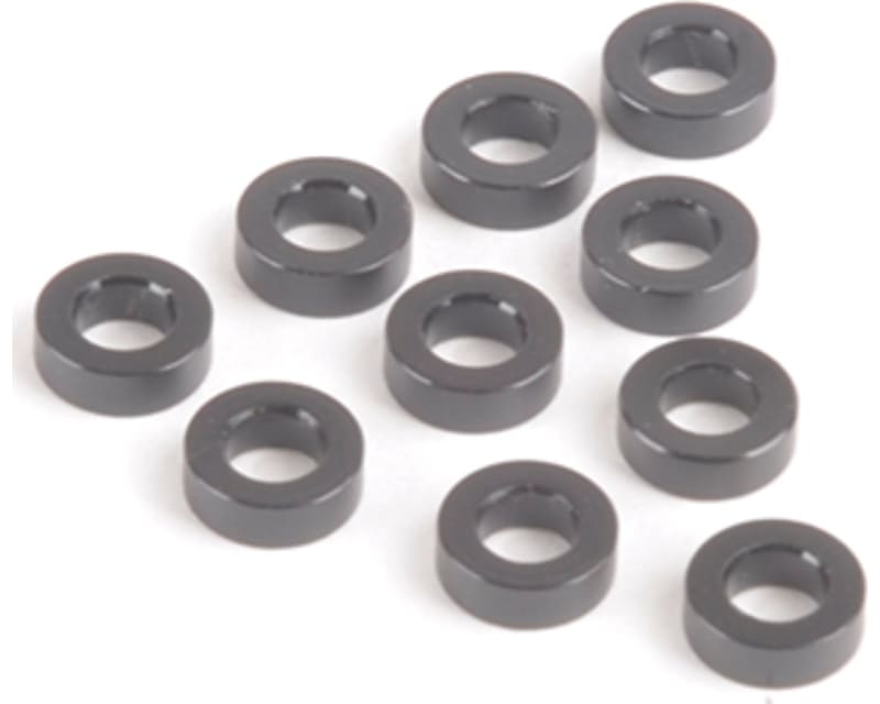 Tap to zoom M3 Black Aluminum Washers 2.00mm (10)