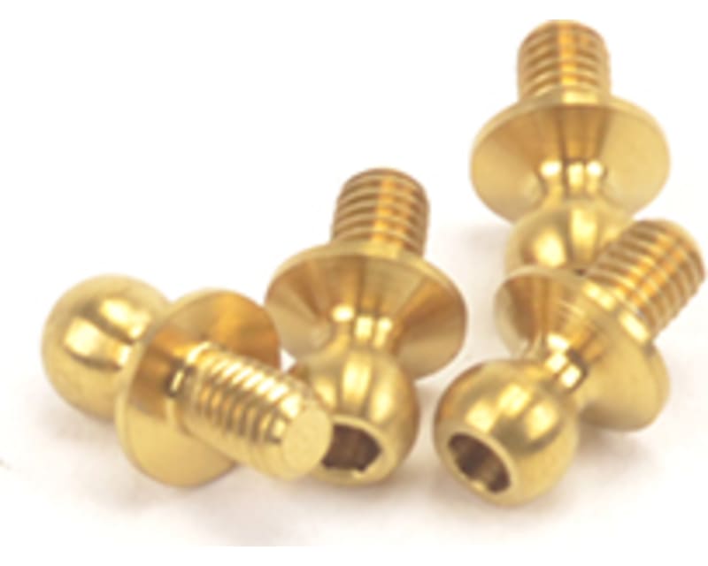 Titanium Ball Stud Low Ultra Short pk4