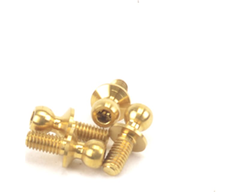 Titanium Ball Stud Low Short pk4