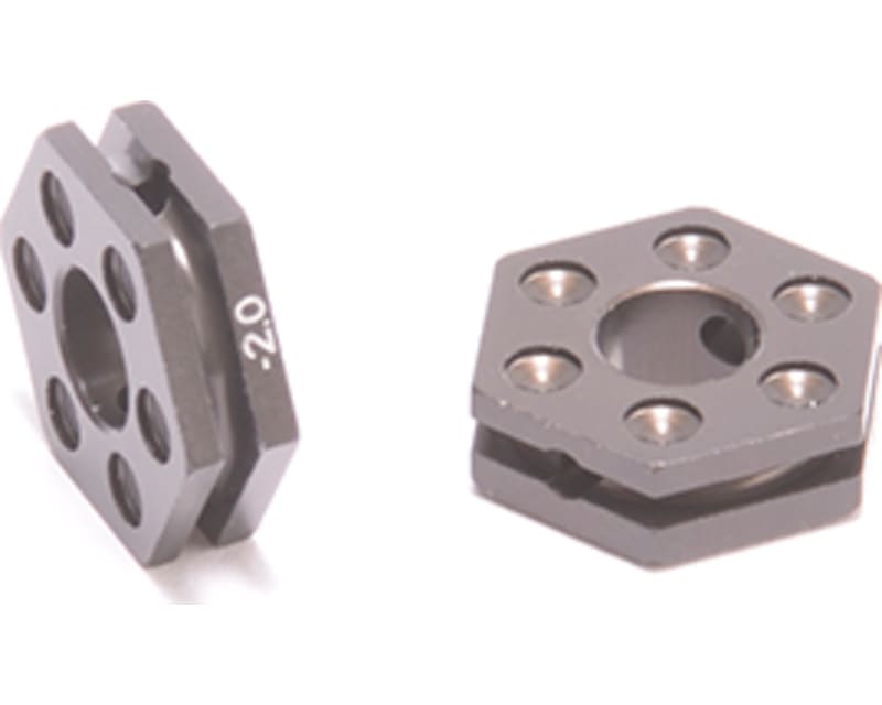 alum Wheel Hex 4mm (-2) (Pr) - Ld3