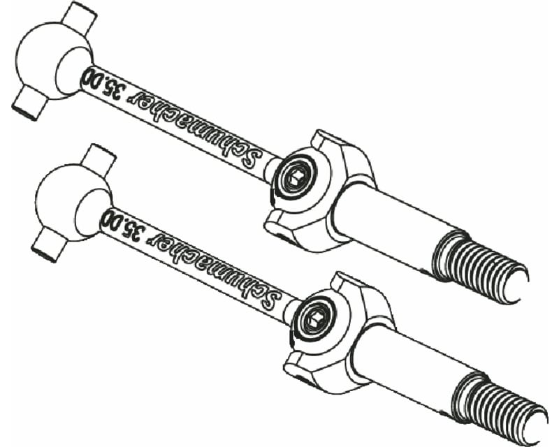 Rear Driveshaft Assembled (pr) - Neon photo