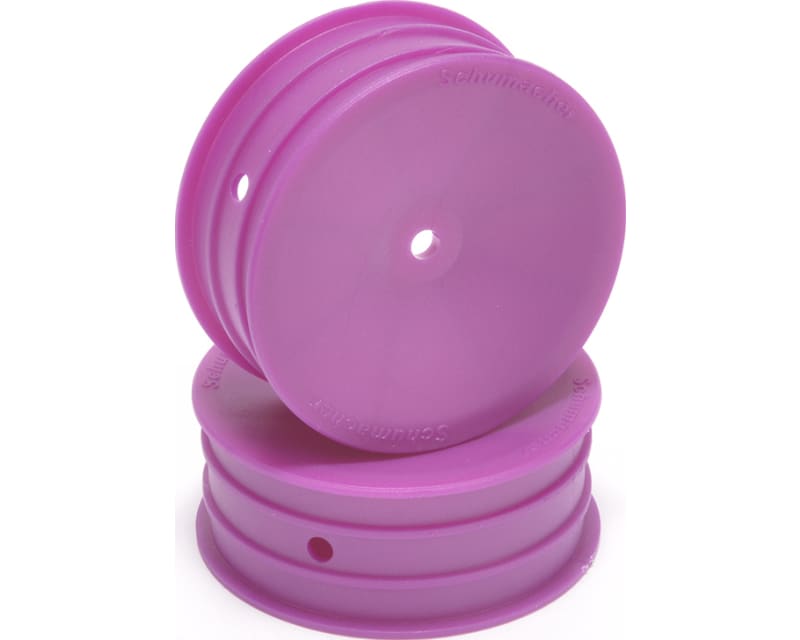 Wheel; 12mm Hex - Front Med - 2WD - Purple - pair