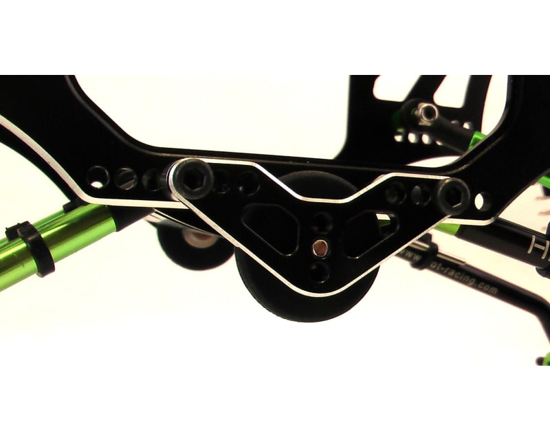 Black Adjustable Chariot Skid Plater Wheels