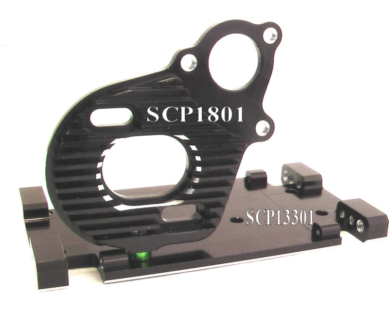 discontinued Black Heat sink Motor plate AX10