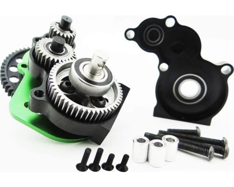 Complete Steel Gear Transmission Gearbox - AX10 SCX10