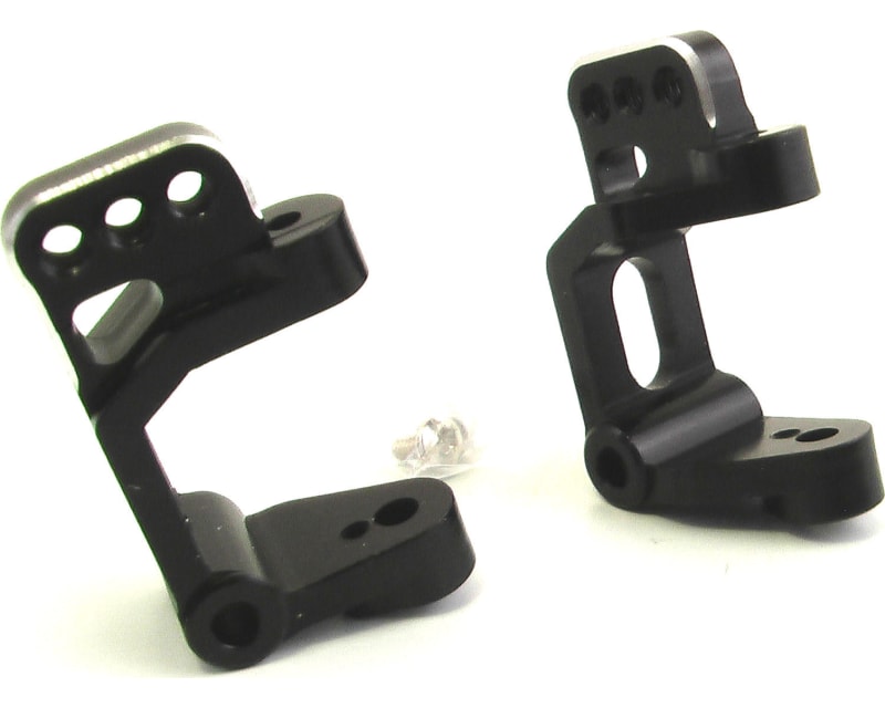Tap to zoom Black Aluminum Front (25 Deg) Caster Blocks