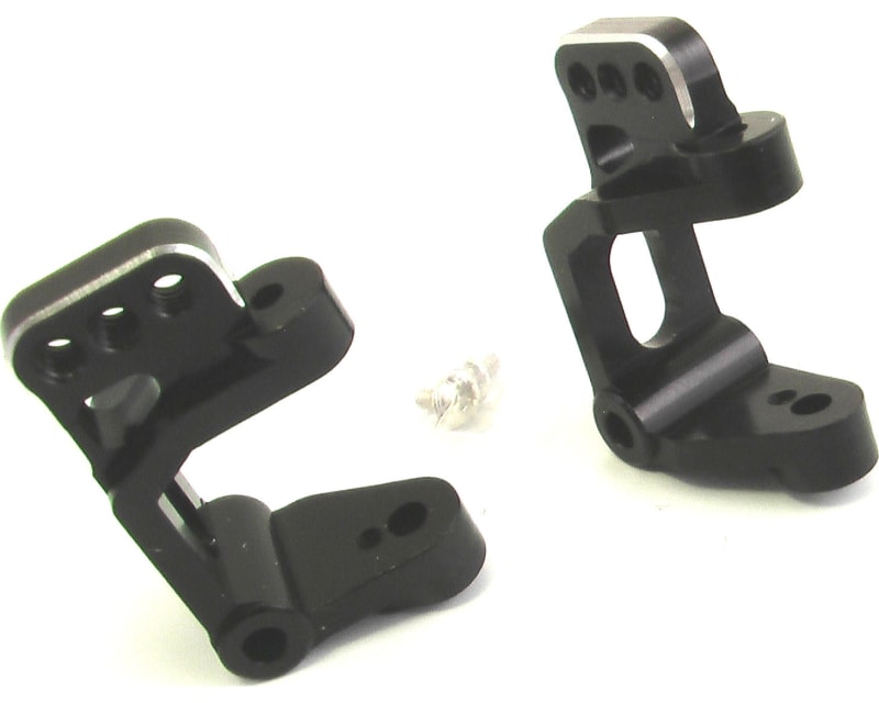 Tap to zoom Black Aluminum Front (25 Deg) Caster Blocks