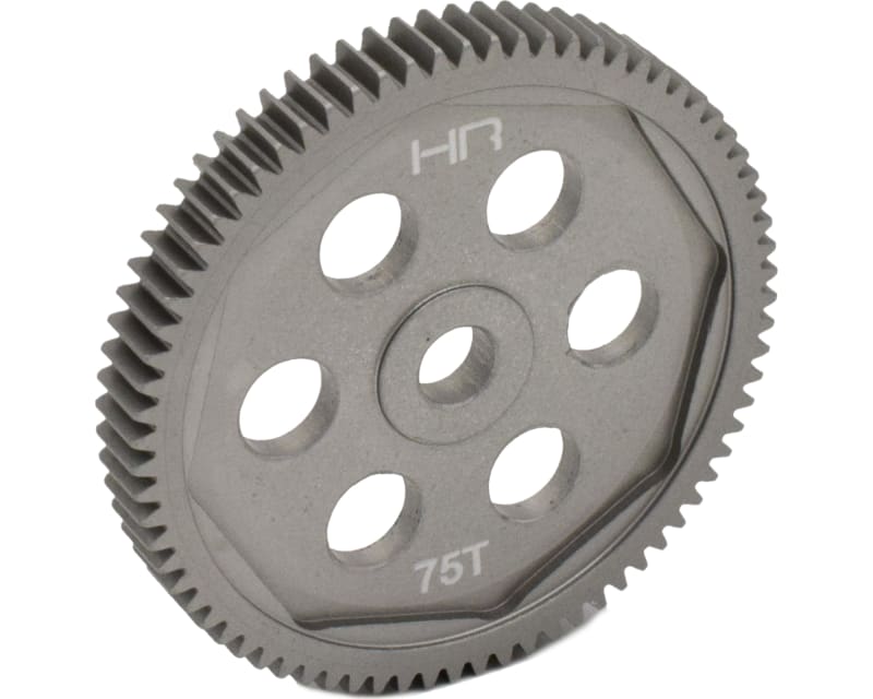 Tap to zoom discontinued 75t 48p Hard Anodized Aluminum Spur Gear Asc