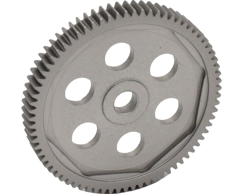 Tap to zoom 87t 48p Hard Anodized Aluminum Spur Gear Asc