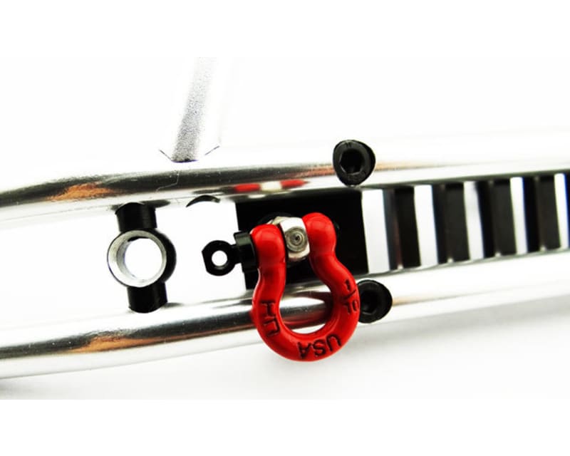 Tubular Front Bumper with Winch & Light Mount.