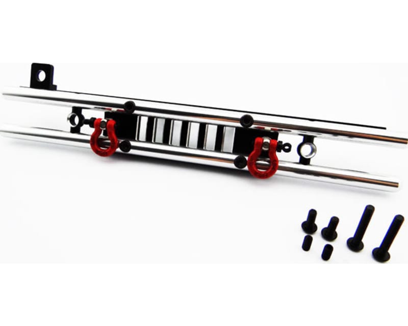 Tubular Rear Bumper with Winch & Light Mount