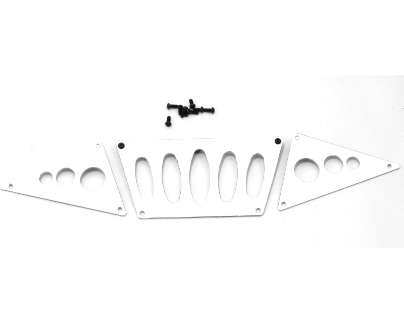Tap to zoom Skid Plate for AX80044 (silver) - SCX10 II Honcho