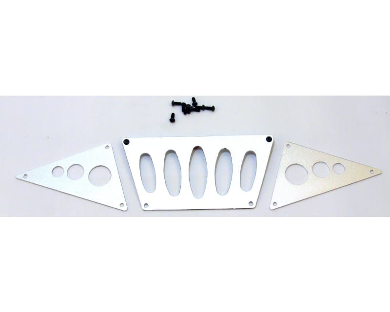 Tap to zoom Skid Plate for AX80044 (silver) - SCX10 II Honcho