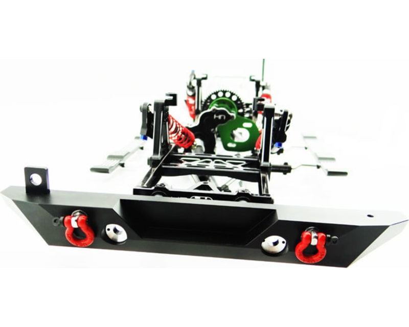 Aluminum Rear Bumper with Light Mounts Scx10