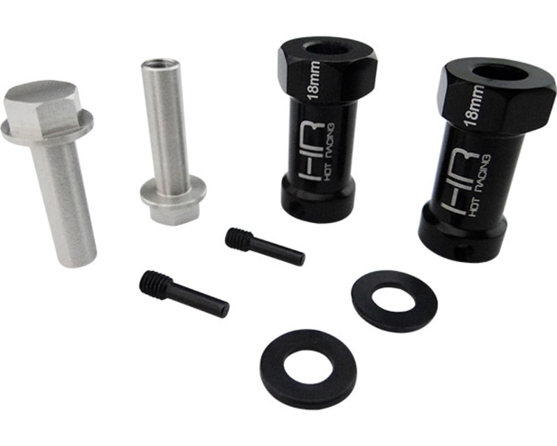 18mm Wheel Hub Extensions with 12mm Hex (2) - Axial Scx Wraith