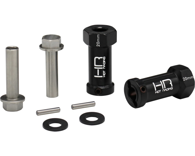 20mm Wheel Hub Extensions with 12mm Hex (2) - Axial Scx Wraith