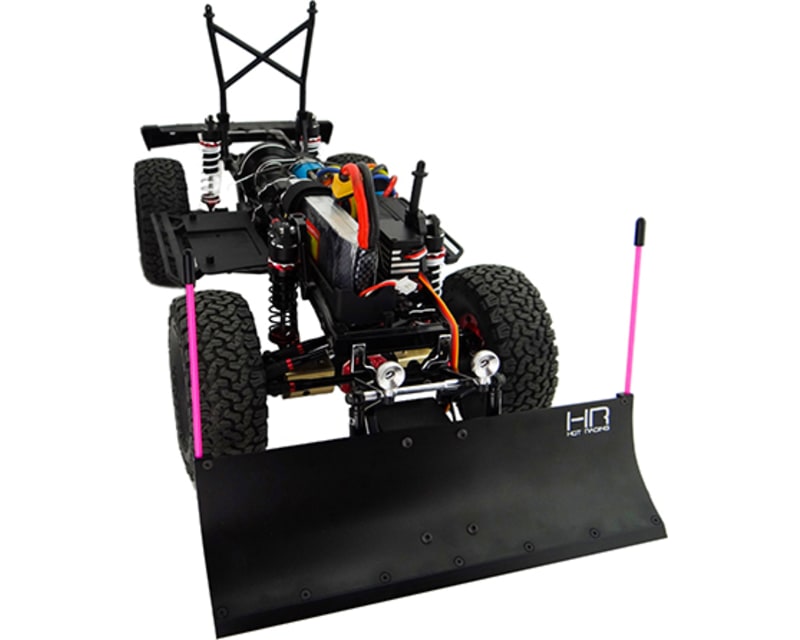 discontinued Black Aluminum Snow Plow Kit Axial Scx10 Scx10 Ii