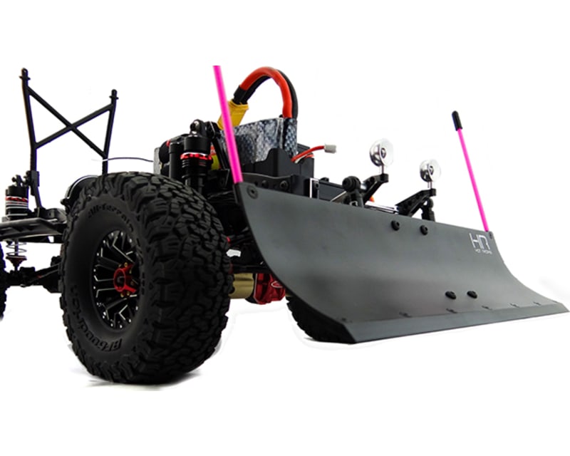 Tap to zoom discontinued Black Aluminum Snow Plow Kit Axial Scx10 Scx10 Ii