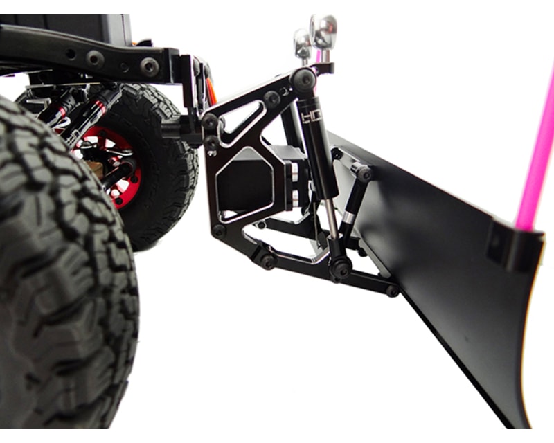 Tap to zoom discontinued Black Aluminum Snow Plow Kit Axial Scx10 Scx10 Ii