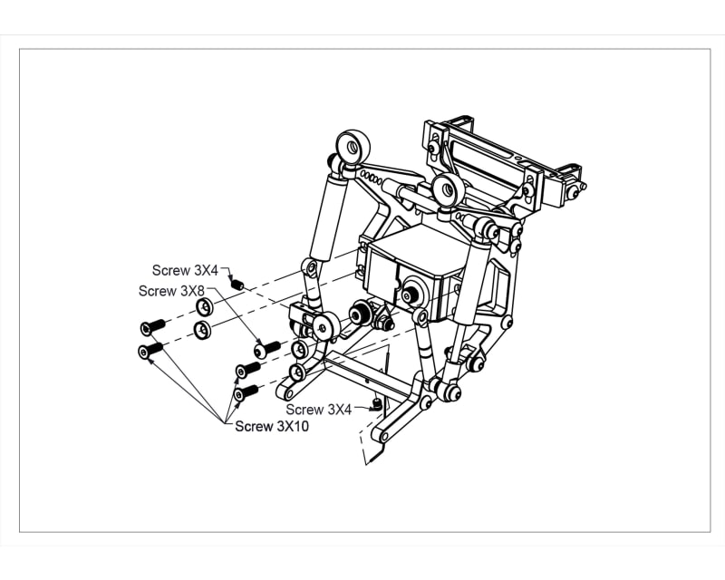 Tap to zoom Silver Aluminum Snow Plow Kit Axial Scx10 Scx10 Ii