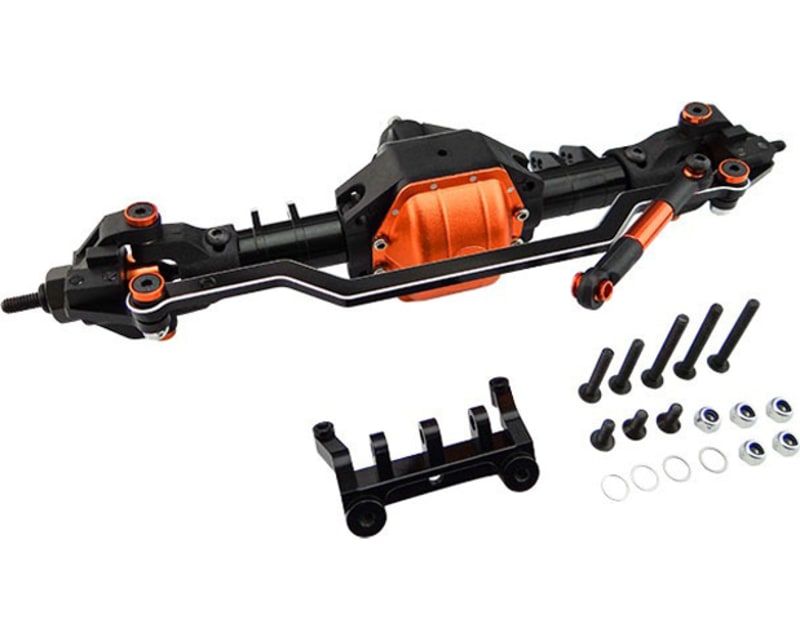 discontinued Front Axle Assembly Aluminum & Composite (Orange) -
