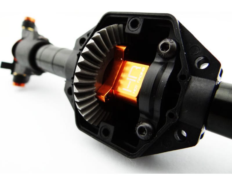discontinued Front Axle Assembly Aluminum & Composite (Orange) -