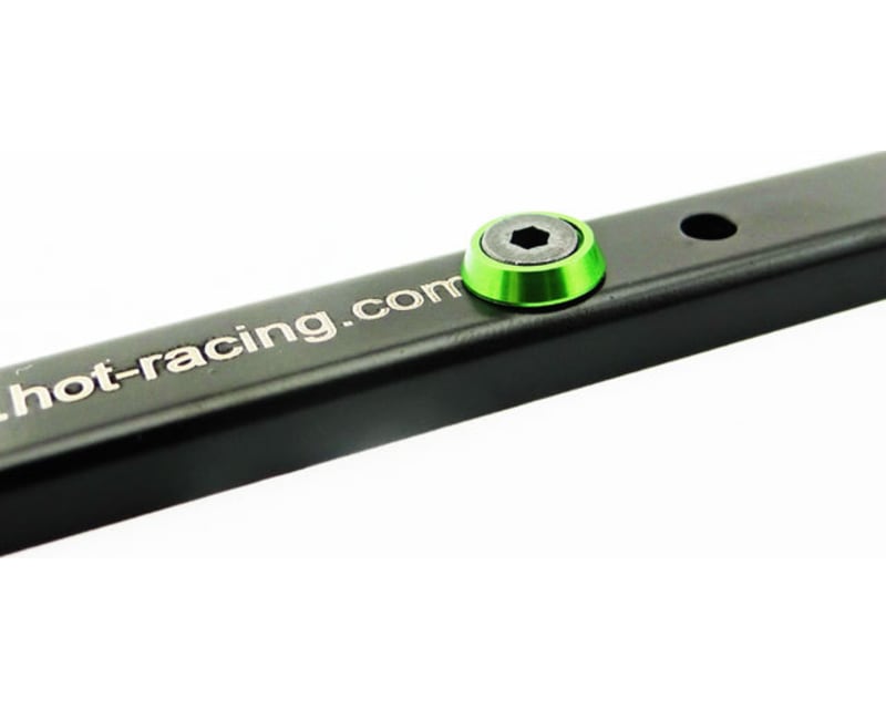 discontinued Black & Green Steel Chassis Frame Rails Axial Scx10