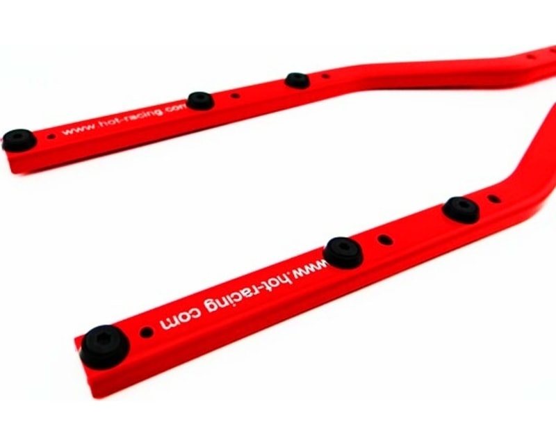discontinued Red Steel Chassis Frame Rails Axial Scx10 Scx10 Ii