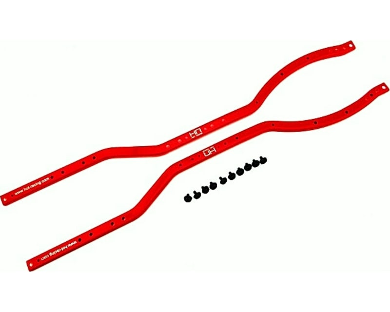 Tap to zoom discontinued Red Steel Chassis Frame Rails Axial Scx10 Scx10 Ii