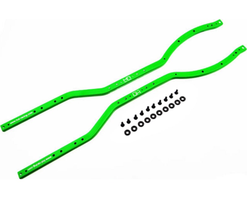 Tap to zoom Green Steel Chassis Frame Rails Axial Scx10 Scx10 Ii
