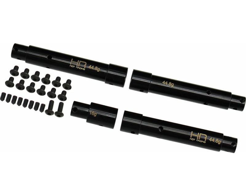 Brass Axle Tube Set: SCX PRO