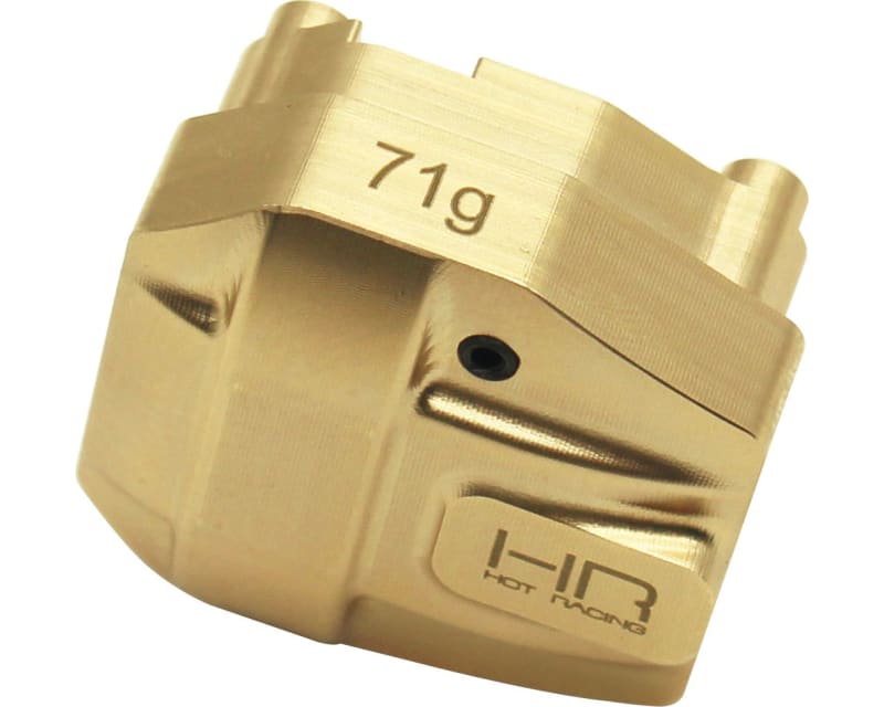 Heavy Brass Differential Cover SCX pro