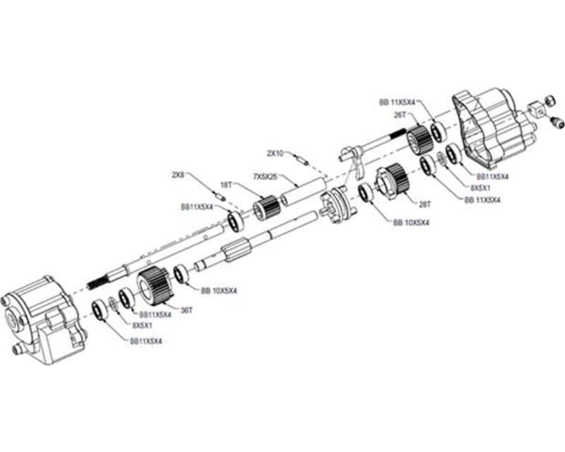 2 Speed Transmission Conversion Scx 2