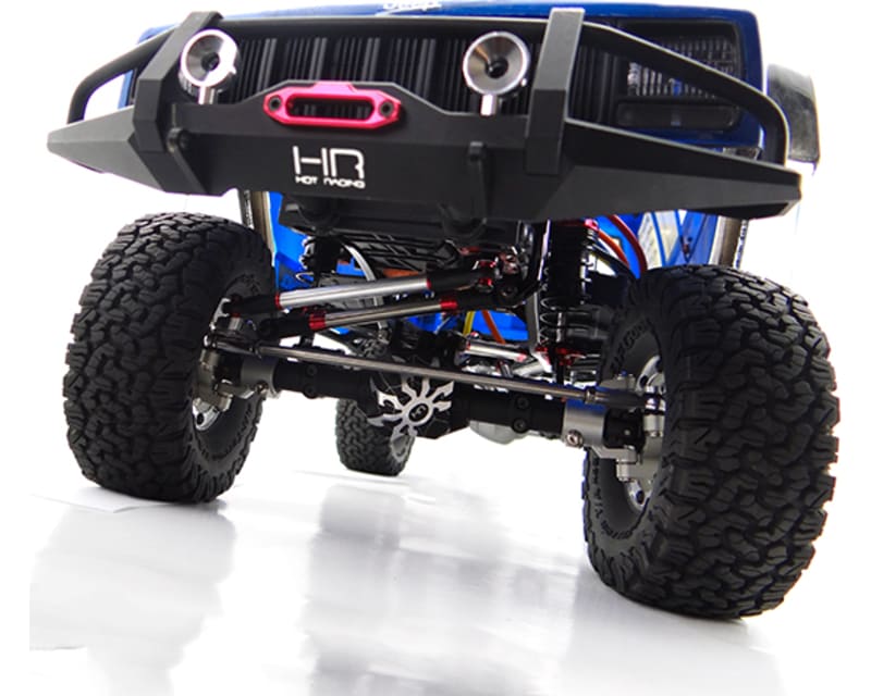 Aluminum Ar44 Axle Diff Spider Covers (Black) - Axial Scx 2
