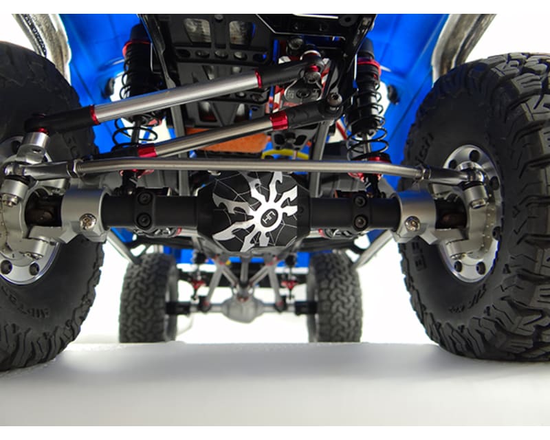 Aluminum Ar44 Axle Diff Spider Covers (Black) - Axial Scx 2