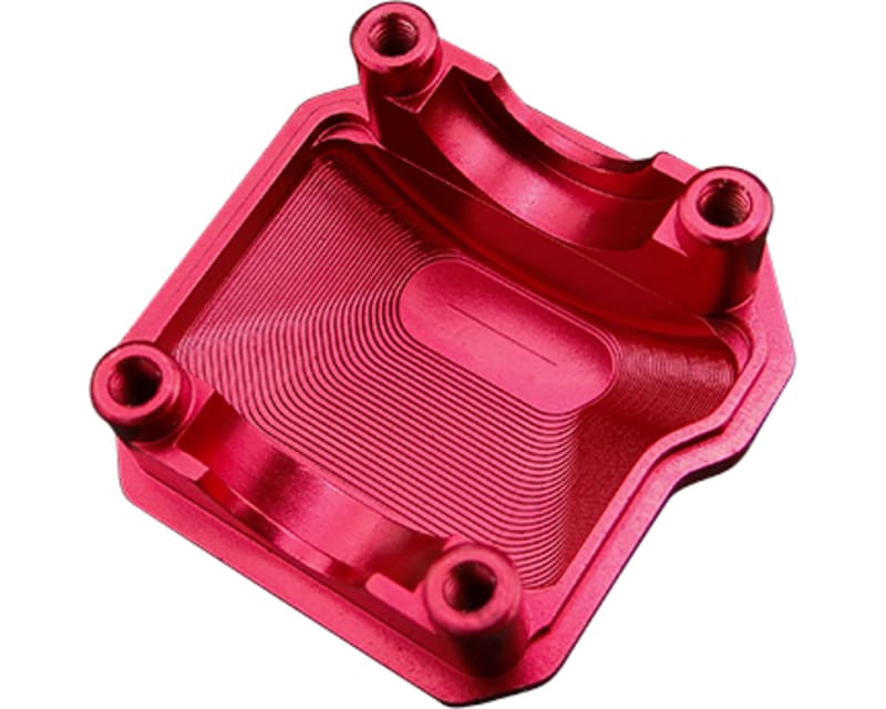 Aluminum Ar44 Axle Diff Spider Cover (Red) - Axial Scx 2