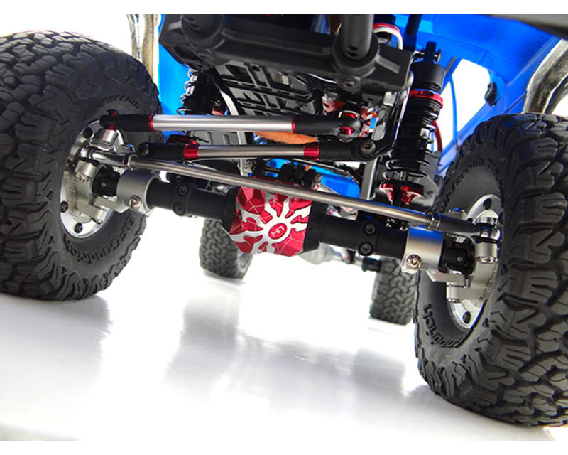 Aluminum Ar44 Axle Diff Spider Cover (Red) - Axial Scx 2