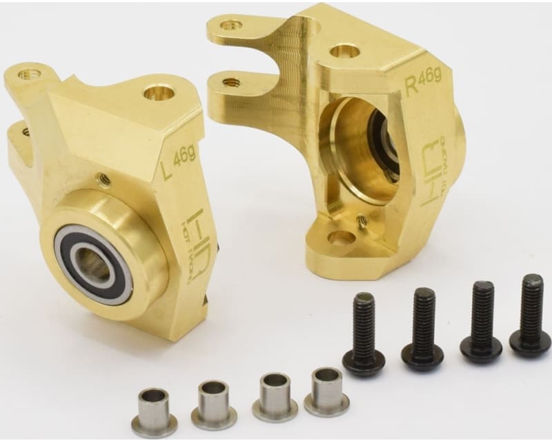 Brass Heavy Metal Hd Bearing Front Knuckle Scx Ii