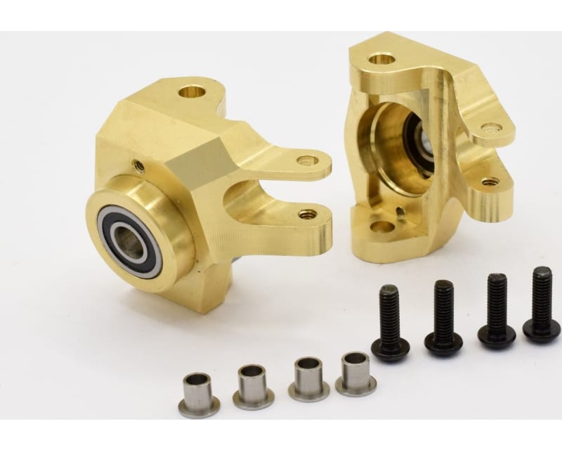 Brass Heavy Metal Hd Bearing Front Knuckle Scx Ii