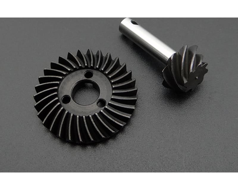 HD Steel Bevel Gear Set - 30t/8t 0.9 Module 3.75 Ratio