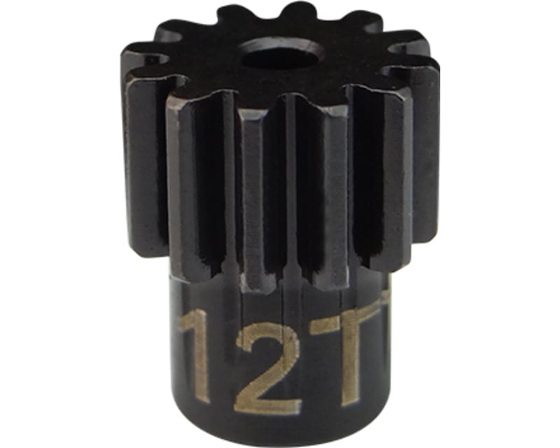 Steel Pinion Gear 12T .6 Module 2mm Shaft