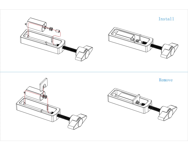 Tap to zoom 050 Motor gear remover and install tool SXTF AXTF