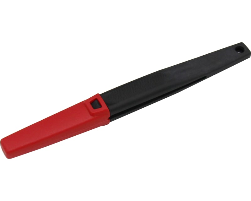 Long progressive fine point Tweezers rubber grip