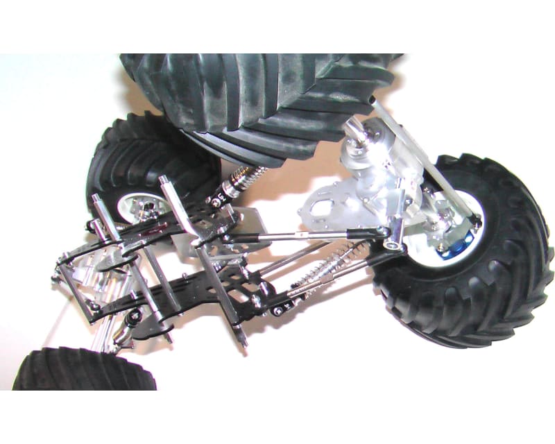 Tap to zoom Tamiya Clodbuster Aluminum Custom Rock Crawling Chassis