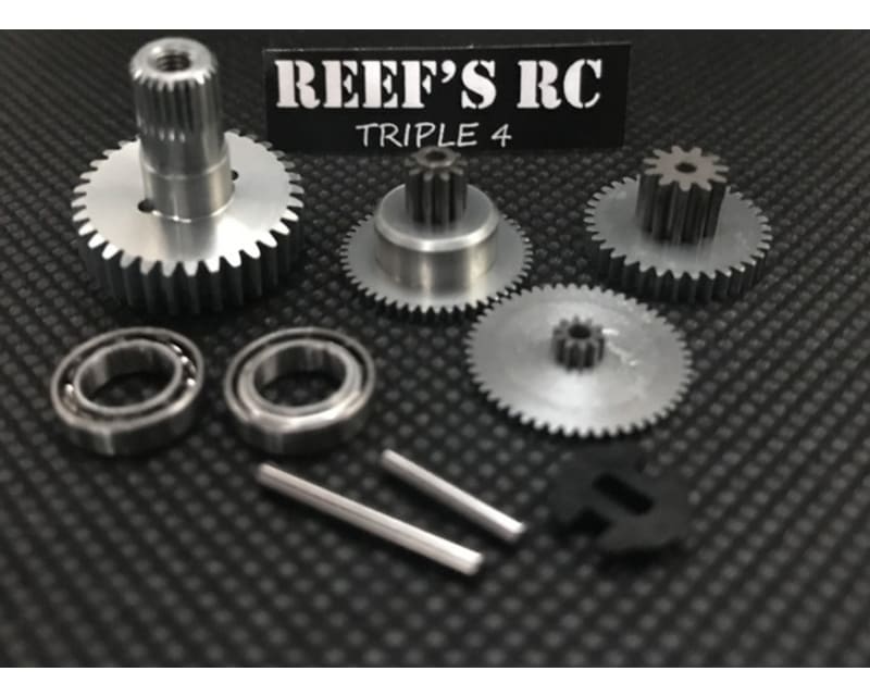 444 Servo Gear Set W/ Dual Bearings