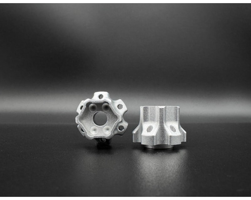 12mm Hex Dot Machined Aluminum Hubs 2 4 Dot 10mm