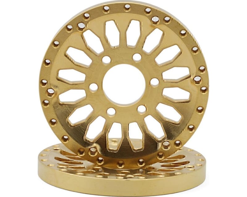 Brass 1.9 Shield Reversible Offset Wheel Face Set (2) (39g Each)