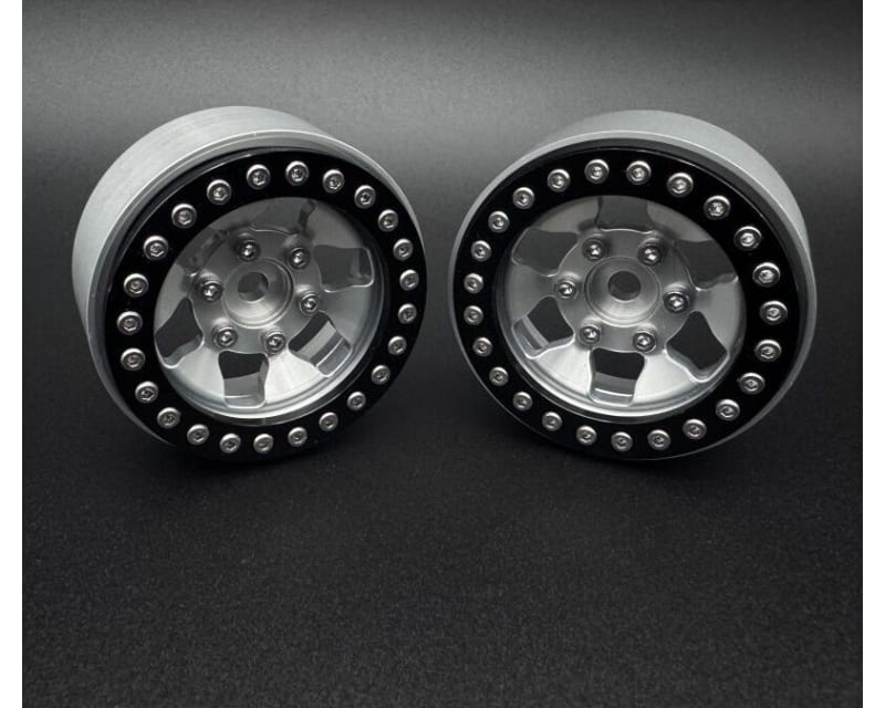 1/10 Granite 1.9 Rock Crawler Beadlock Wheels W/Hubs & Rings photo